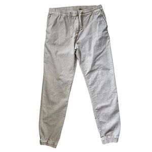 Quiksilver Heavy Duty Organic Cotton Straight Leg Tan Pants Size Medium